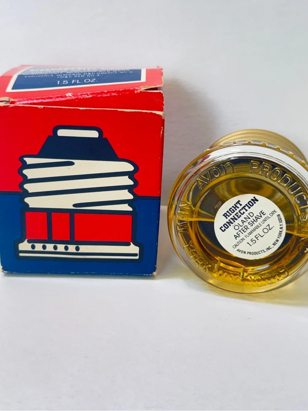 VTG Avon Lot Of 2 - Right Connection 1970s and Coleman Camping Lantern, NOS